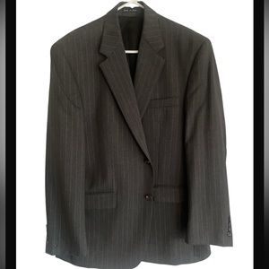 Mens Pin Stripe Full Set IZOD Suit